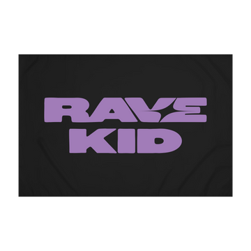 Rave Kid Flag Black