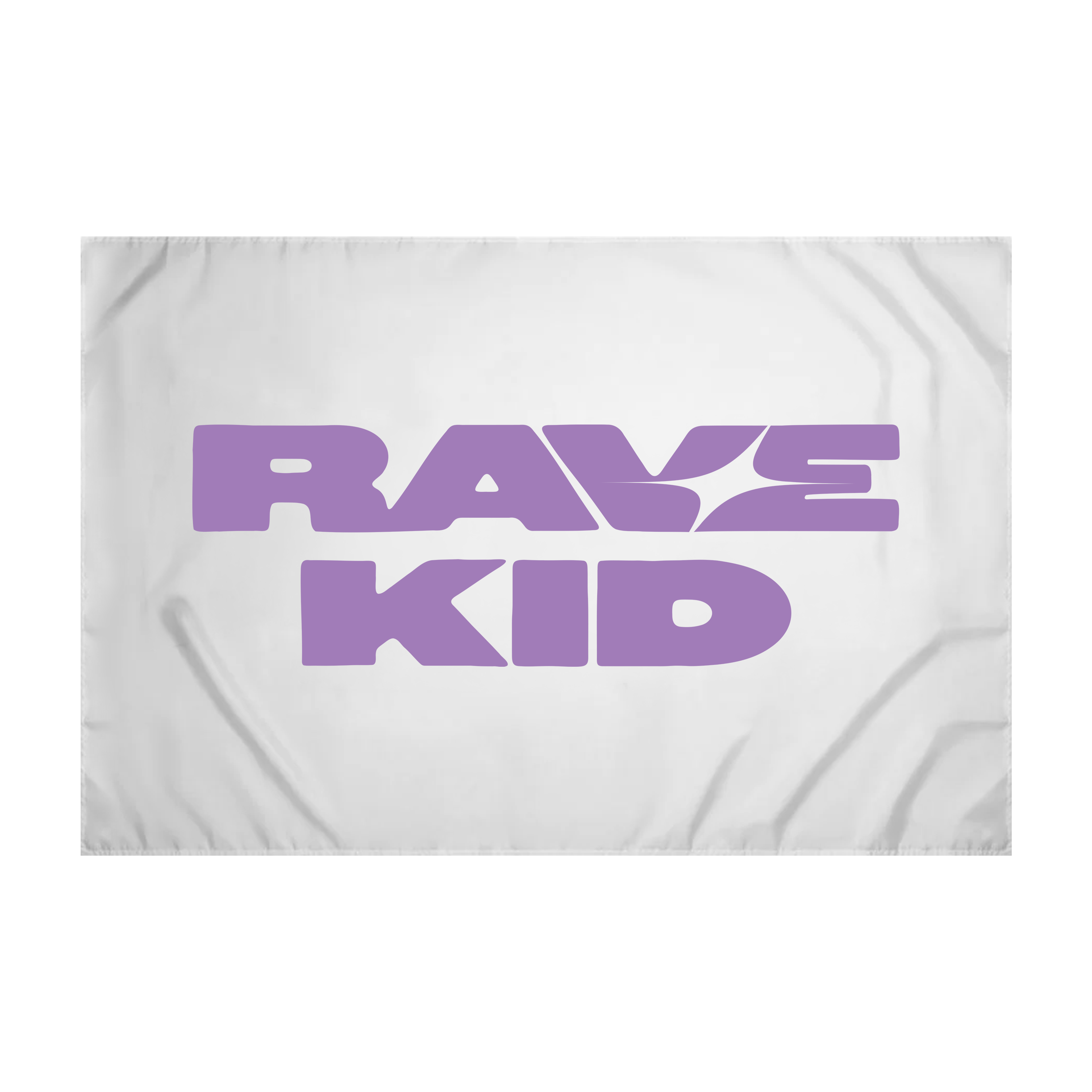 Rave Kid Flag White